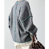 【インフルエンサー着用】ステッチ配色畦ラインニットプルオーバー | Lbc with Life | 詳細画像6 