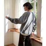 【インフルエンサー着用】ステッチ配色畦ラインニットプルオーバー | Lbc with Life | 詳細画像15 