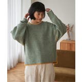 【インフルエンサー着用】ステッチ配色畦ラインニットプルオーバー | Lbc with Life | 詳細画像24 