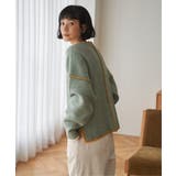 【インフルエンサー着用】ステッチ配色畦ラインニットプルオーバー | Lbc with Life | 詳細画像25 