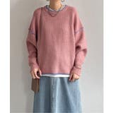 【インフルエンサー着用】ステッチ配色畦ラインニットプルオーバー | Lbc with Life | 詳細画像28 