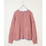 【インフルエンサー着用】ステッチ配色畦ラインニットプルオーバー | Lbc with Life | 詳細画像34 