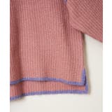 【インフルエンサー着用】ステッチ配色畦ラインニットプルオーバー | Lbc with Life | 詳細画像37 