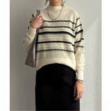 ラメネップボーダーニットプルオーバー | Lbc with Life | 詳細画像10