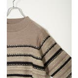 ラメネップボーダーニットプルオーバー | Lbc with Life | 詳細画像20