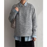 グレー | モヘヤタッチラウンドヘムプルオーバー | Lbc with Life