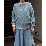 ラメノットヤーン配色ニットプルオーバー | Lbc with Life | 詳細画像8