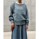 ラメノットヤーン配色ニットプルオーバー | Lbc with Life | 詳細画像9