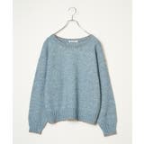 ラメノットヤーン配色ニットプルオーバー | Lbc with Life | 詳細画像20