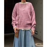 ラメノットヤーン配色ニットプルオーバー | Lbc with Life | 詳細画像3