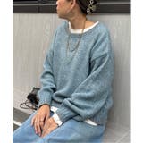 ラメノットヤーン配色ニットプルオーバー | Lbc with Life | 詳細画像5