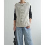 ウール混ケーブル2WAYベスト | Lbc with Life | 詳細画像7