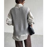 ウール混ケーブル2WAYベスト | Lbc with Life | 詳細画像20