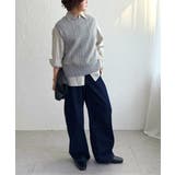 ウール混ケーブル2WAYベスト | Lbc with Life | 詳細画像23