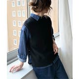 ウール混ケーブル2WAYベスト | Lbc with Life | 詳細画像25