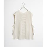 ウール混ケーブル2WAYベスト | Lbc with Life | 詳細画像32