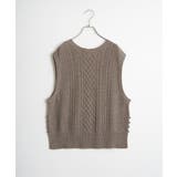 ウール混ケーブル2WAYベスト | Lbc with Life | 詳細画像33