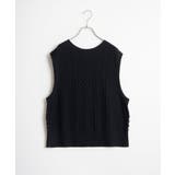 ウール混ケーブル2WAYベスト | Lbc with Life | 詳細画像34