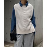 ウール混ケーブル2WAYベスト | Lbc with Life | 詳細画像1