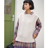 ウール混ケーブル2WAYベスト | Lbc with Life | 詳細画像3