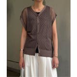 透かし編み2WAYベスト | Lbc with Life | 詳細画像4 