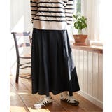 ブラック | ピーチツイルベルトタックスカート | Lbc with Life