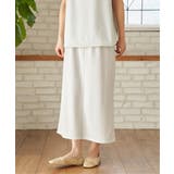 ラメ裏毛Iラインスカート | Lbc with Life | 詳細画像8 