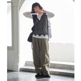 ナイロンギャザーワイドパンツ | Lbc with Life | 詳細画像8