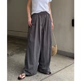 ナイロンギャザーワイドパンツ | Lbc with Life | 詳細画像12