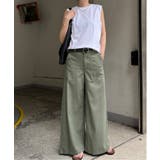 リネン混ベイカーワイドパンツ | Lbc with Life | 詳細画像10