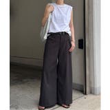 リネン混ベイカーワイドパンツ | Lbc with Life | 詳細画像16