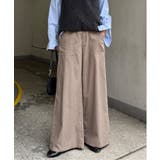 リネン混ベイカーワイドパンツ | Lbc with Life | 詳細画像1