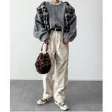 【インフルエンサー着用】コーデュロイベイカーゆるテーパードパンツ | Lbc with Life | 詳細画像17 