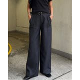 チャコール | ベーカーワイドストレートパンツ | Lbc with Life