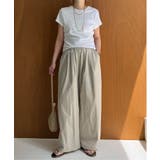 コットンギャザーワイドパンツ | Lbc with Life | 詳細画像22 