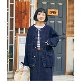【セットアップ着用可能】LBCデニムノーカラージャケット | Lbc with Life | 詳細画像6 