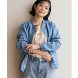 ブルー | 【セットアップ着用可能】LBCデニムノーカラージャケット | Lbc with Life
