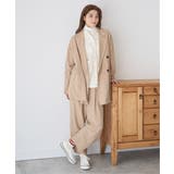 【セットアップ対応】レーヨン麻ダブルジャケットコート | Lbc with Life | 詳細画像8 