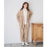 【セットアップ対応】レーヨン麻ダブルジャケットコート | Lbc with Life | 詳細画像12 