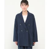 【セットアップ対応】レーヨン麻ダブルジャケットコート | Lbc with Life | 詳細画像14 