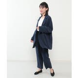 【セットアップ対応】レーヨン麻ダブルジャケットコート | Lbc with Life | 詳細画像3 