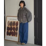 ファーボア切り替えコクーンブルゾン | Lbc with Life | 詳細画像8 