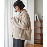 ファーボア切り替えコクーンブルゾン | Lbc with Life | 詳細画像15 