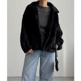 ファーボア切り替えコクーンブルゾン | Lbc with Life | 詳細画像19 