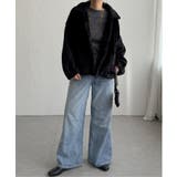 ファーボア切り替えコクーンブルゾン | Lbc with Life | 詳細画像20 