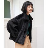 ファーボア切り替えコクーンブルゾン | Lbc with Life | 詳細画像23 