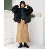 ファーボア切り替えコクーンブルゾン | Lbc with Life | 詳細画像25 