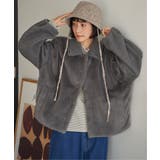 ファーボア切り替えコクーンブルゾン | Lbc with Life | 詳細画像3 