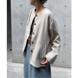 ベージュ | エクリュ ノーカラーブルゾン | Lbc with Life