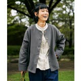 エクリュ ノーカラーブルゾン | Lbc with Life | 詳細画像12 